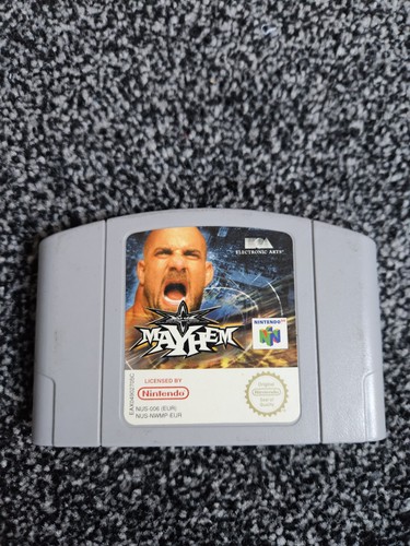 Wcw mayhem nintendo n64 game - nintendo,