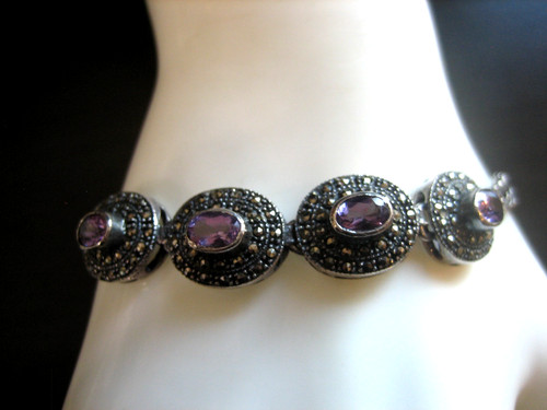 Amethyst sterling silver - amethyst,