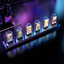 RGB Nixie Tube Clock LED Glow