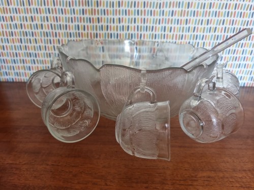 Arcoroc glass fleur - fleur, retro