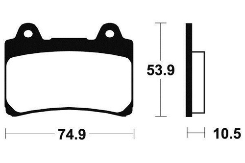 For yamaha tdr 250 front - for,