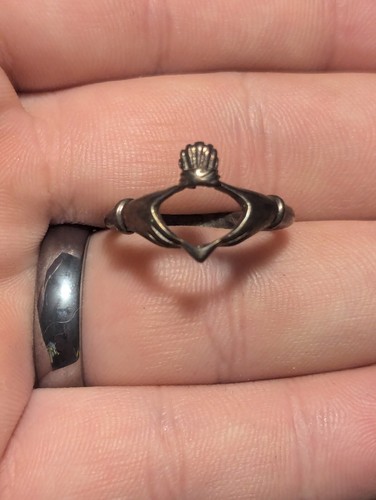 Vintage sterling silver heart - sterling,