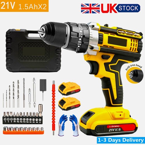 21v cordless hammer drill - 21v,
