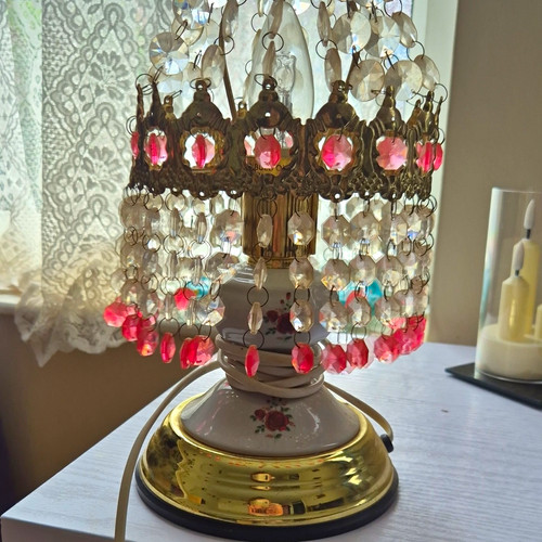 Vintage retro table lamp - vintage/retro,