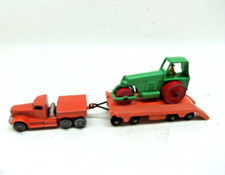 Matchbox Lesney 15a Prime Mover with 16b Super Atlantic Trailer & 1b Road Roller