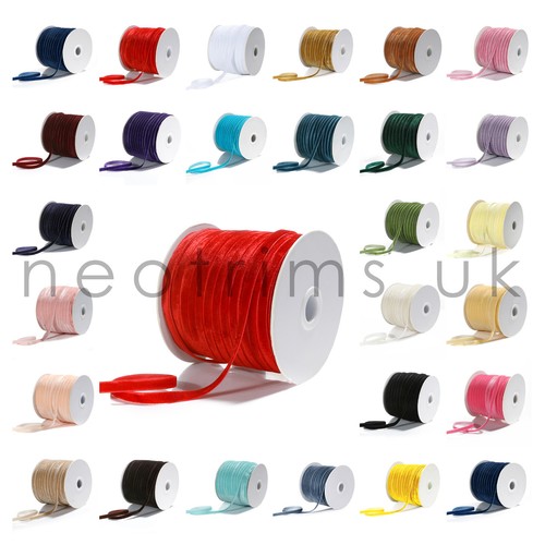 Velvet ribbon 7mm velour - velvet, 7mm,velour