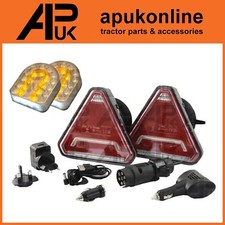 Connix Plus LED Front & Rear Trailer Light Kit Recovery Truck Towing Tow Dolly