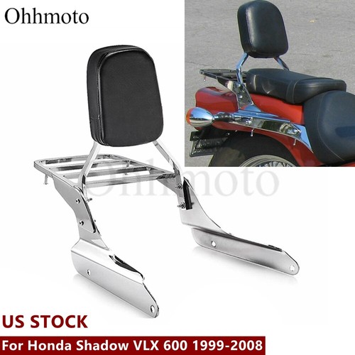 Chrome backrest sissy bar - chrome,