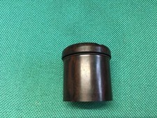 VINTAGE BAKELITE INKWELL BROWN