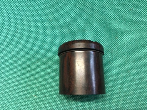 Vintage bakelite inkwell brown - vintage,