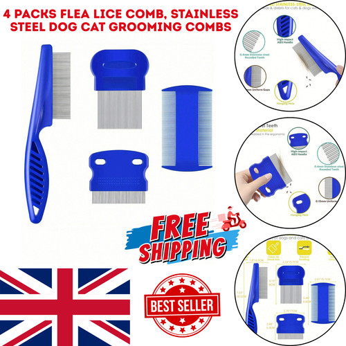 Packs flea lice comb - 4,