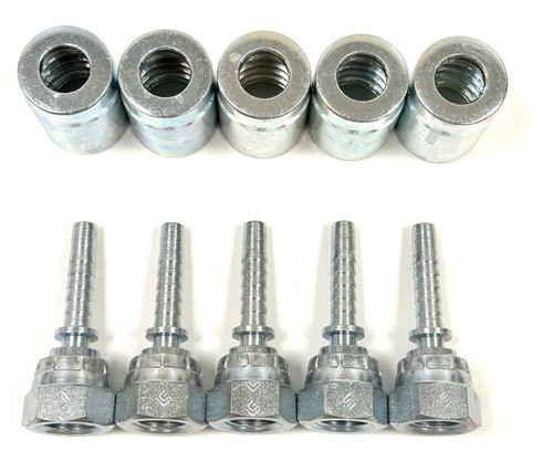 Hydraulic hose crimp fitting - hydraulic,