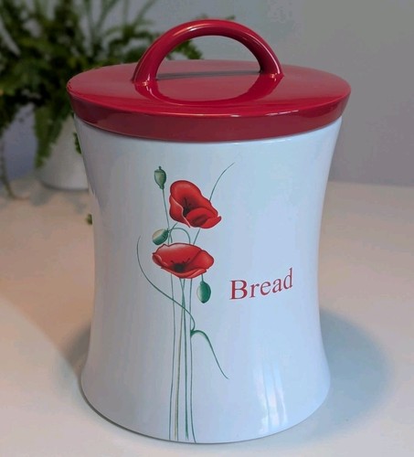 Dunelm ceramic poppy - ceramic, bin