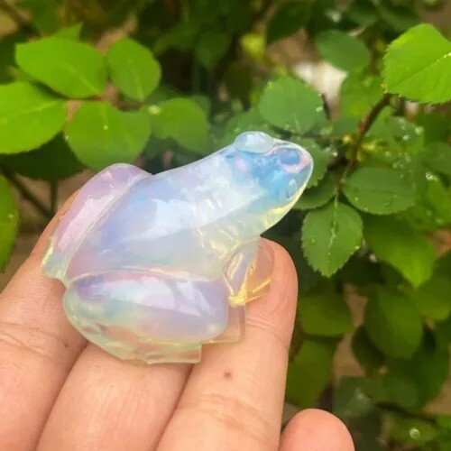 Natural opal quartz - natural, crystal