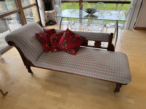 Antique chaise longue - antique,