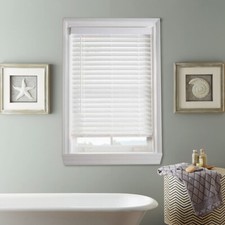 SHIPS 1-2 DAYS - Custom Cut Ultra Premium 2" Faux Wood Blinds Hundreds of Sizes