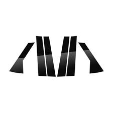 6Pcs Door Pillar Cover Trim Sticker For Range Rover Sport 2014-2022 Glossy Black