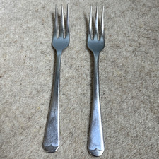 Savoy Firth Stainless Steel 18.7cm Forks 3 Prongs Old English TWO