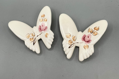 Ceramic butterfly wall