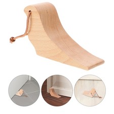Rustic Wooden Bird Door Stopper Wedge Decorative Wall Door Stop