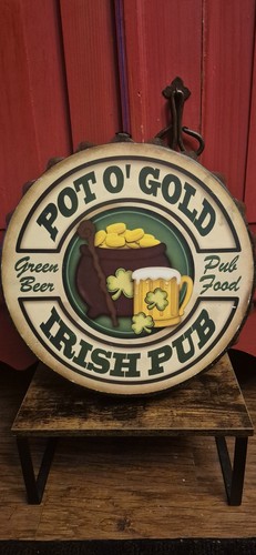 Pot gold irish - gold, pub