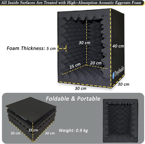 Bxi portable vocal booth - bxi,