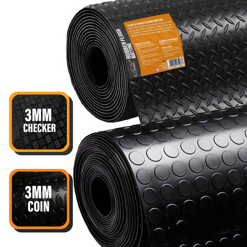 Rubber flooring matting heavy - rubber,