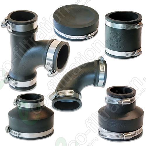 Rubber pipe fittings - fittings, 2"