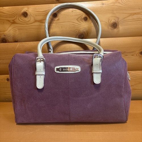 Vintage antler plum holdall - antler,