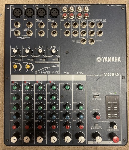 Yamaha mg102c stereo mixer - yamaha,