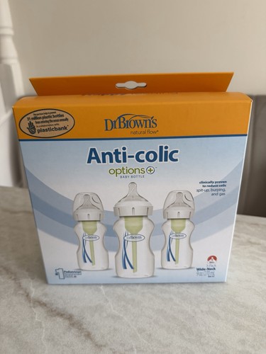 Brown anti colic bottle - dr,