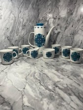 J&G Meakin Vintage 9 piece Coffee Set (1960's) Never Used excellent condition