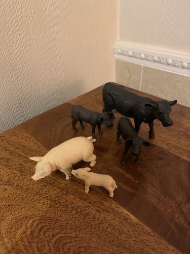 Plastic farm animal bundle toy - bundle,