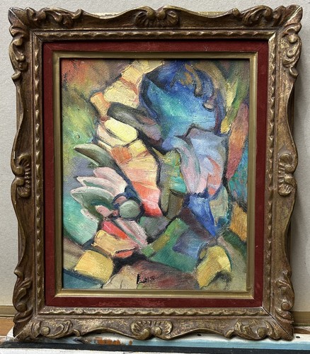 Small original abstract - original, oil