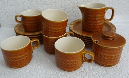 Hornsea saffron tea set - hornsea,