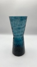 Blue Glass Vase Swedish Art