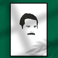 Freddie Mercury Inspired Watercolour Minimal Artwork Poster