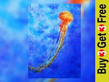 Jellyfish, watercolour