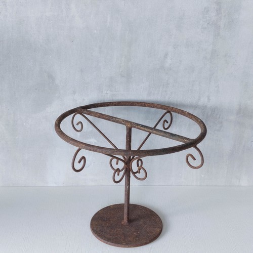 Vintage french rusted metal - rusted,