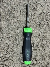 Snap On Ratchet Screwdriver Soft Grip Green
