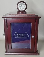 Danbury Mint Empty Coin Collection Display Cabinet For Benjamin Franklin Coins