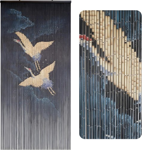 Flying cranes night beaded - cranes, at