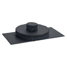 13 Piece Round Slate Placemats
