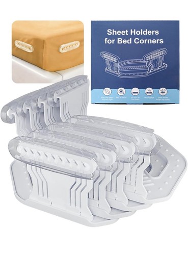 Sheet holders for bed - bed, corners