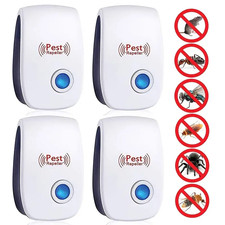 4 X Ultrasonic Plug In Pest