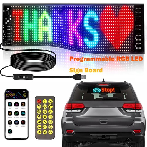 Car led sign - car, programmable