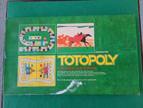 Totopoly board game vintage - board,