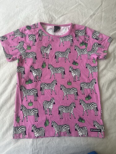 Villervalla pink zebra top - villervalla, ss