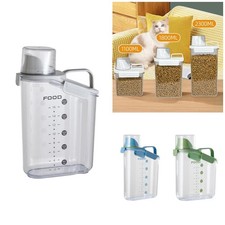Airtight Plastic Pet Food Storage Container Bin Dry Feed Animal Dog Cat Bird Box