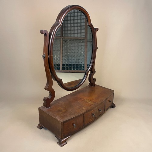 Makeup table mirror wooden - table,